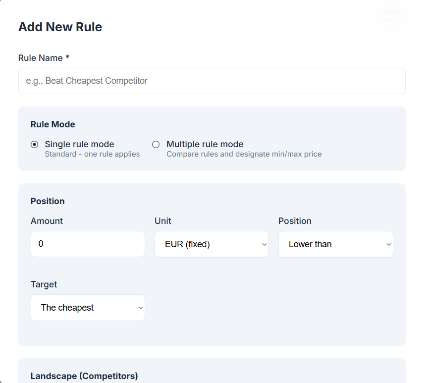 ShopiSync Dynamic Pricing Rules